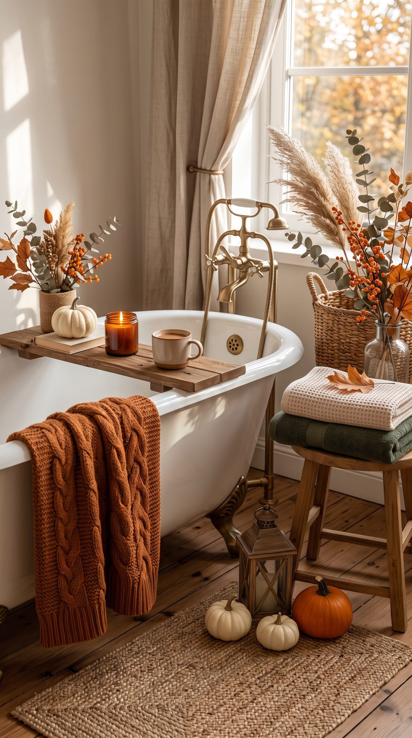 21 Fall Bathroom Decor Ideas for a Cozy Look