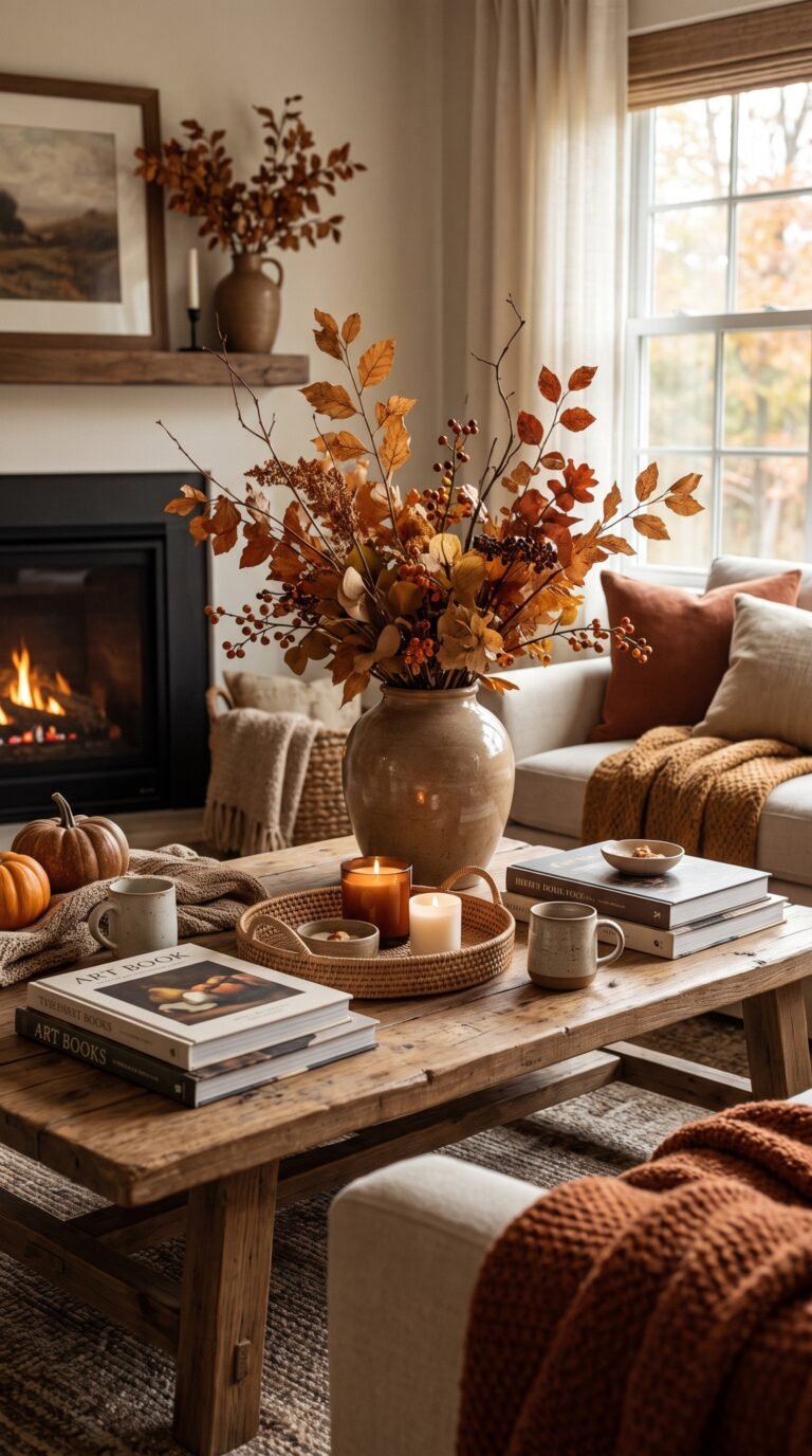 24 Fall Coffee Table Decor Ideas You’ll Love