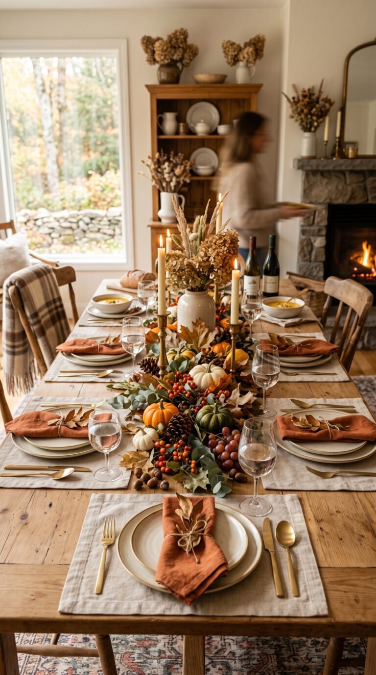 26 Fall Dining Table Decor Ideas for Gatherings
