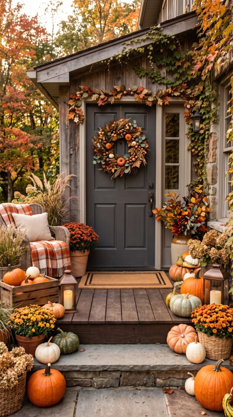 25 Fall Front Door Decor Ideas That Impress
