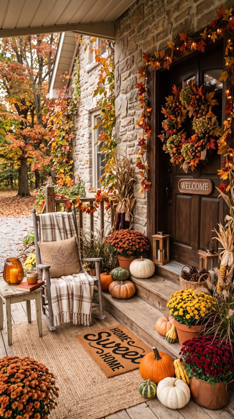 23 Fall Outdoor Decor Ideas for a Cozy Fall Season