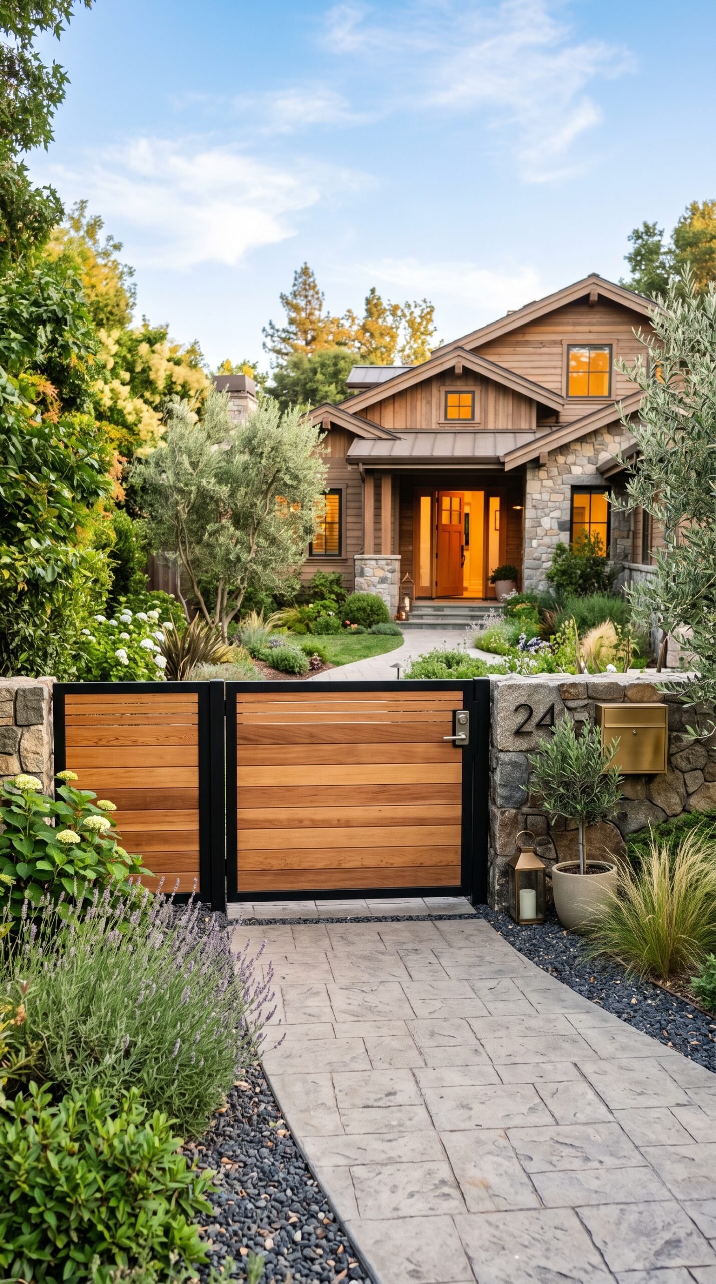 24 Contemporary Main Gate Design Ideas for Instant Curb Appeal